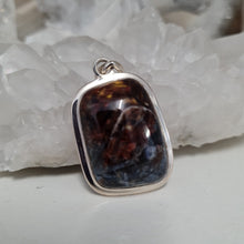 Load image into Gallery viewer, Pietersite Sterling Silver Pendant