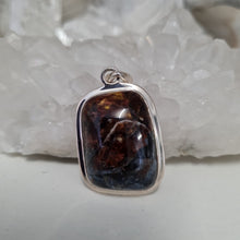 Load image into Gallery viewer, Pietersite Sterling Silver Pendant