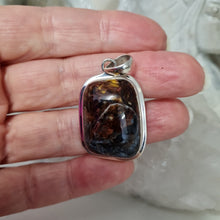 Load image into Gallery viewer, Pietersite Sterling Silver Pendant