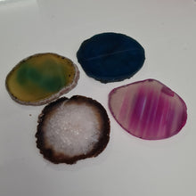 Load image into Gallery viewer, Agate Coasters - Set of 4