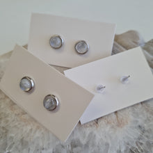 Load image into Gallery viewer, Moonstone Stud Ear-ring