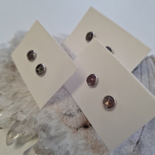 Load image into Gallery viewer, Rutile Quartz Stud Ear-ring