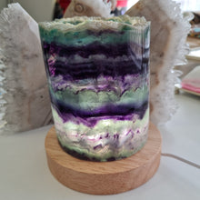 Load image into Gallery viewer, Rainbow Fluorite Lamp