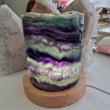Load image into Gallery viewer, Rainbow Fluorite Lamp