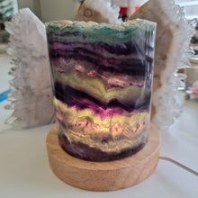 Load image into Gallery viewer, Rainbow Fluorite Lamp