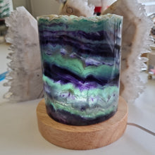Load image into Gallery viewer, Rainbow Fluorite Lamp