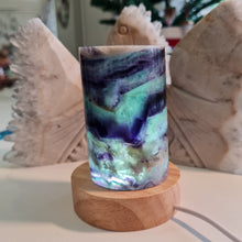 Load image into Gallery viewer, Rainbow Fluorite Lamp