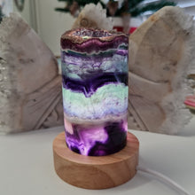 Load image into Gallery viewer, Rainbow Fluorite Lamp