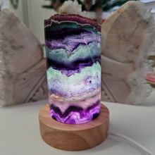 Load image into Gallery viewer, Rainbow Fluorite Lamp