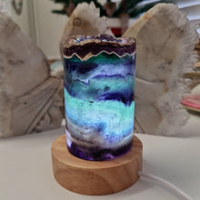 Load image into Gallery viewer, Rainbow Fluorite Lamp