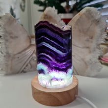Load image into Gallery viewer, Rainbow Fluorite Lamp