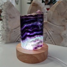 Load image into Gallery viewer, Rainbow Fluorite Lamp