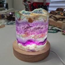 Load image into Gallery viewer, Rainbow Fluorite Lamp