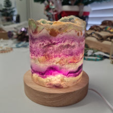 Load image into Gallery viewer, Rainbow Fluorite Lamp
