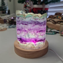 Load image into Gallery viewer, Rainbow Fluorite Lamp