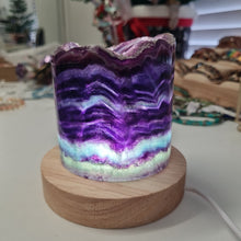 Load image into Gallery viewer, Rainbow Fluorite Lamp