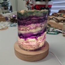 Load image into Gallery viewer, Rainbow Fluorite Lamp