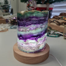Load image into Gallery viewer, Rainbow Fluorite Lamp