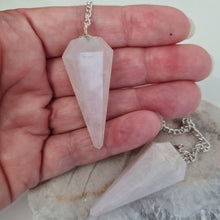 Load image into Gallery viewer, Rose Quartz Pendulum