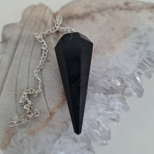 Load image into Gallery viewer, Black Obsidian Pendulum