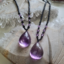 Load image into Gallery viewer, Amethyst Bead Necklace