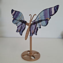 Load image into Gallery viewer, Fluorite Butterfly Wings