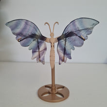 Load image into Gallery viewer, Fluorite Butterfly Wings