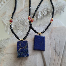Load image into Gallery viewer, Lapis Lazuli Bead Necklace