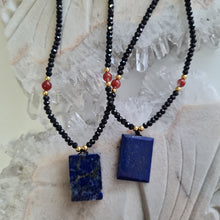 Load image into Gallery viewer, Lapis Lazuli Bead Necklace