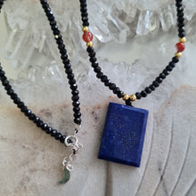 Load image into Gallery viewer, Lapis Lazuli Bead Necklace