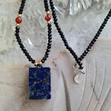 Load image into Gallery viewer, Lapis Lazuli Bead Necklace