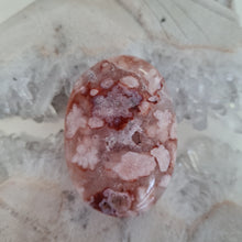 Load image into Gallery viewer, Pink Amethyst X Flower Agate Palmstone