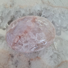 Load image into Gallery viewer, Pink Amethyst X Flower Agate Palmstone