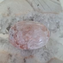 Load image into Gallery viewer, Pink Amethyst X Flower Agate Palmstone