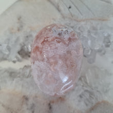 Load image into Gallery viewer, Pink Amethyst X Flower Agate Palmstone