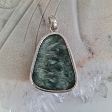 Load image into Gallery viewer, Seraphinite Sterling Silver Pendant
