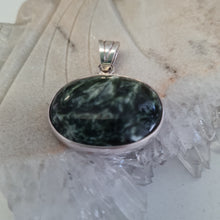 Load image into Gallery viewer, Seraphinite Sterling Silver Pendant