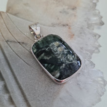 Load image into Gallery viewer, Seraphinite Sterling Silver Pendant