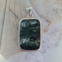 Load image into Gallery viewer, Seraphinite Sterling Silver Pendant