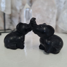 Load image into Gallery viewer, Black Obsidian Elephant