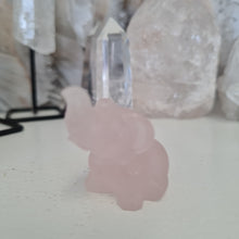 Load image into Gallery viewer, Rose Quartz Elephant