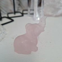 Load image into Gallery viewer, Rose Quartz Elephant