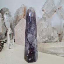 Load image into Gallery viewer, Purple Chalcedony Tower