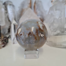 Load image into Gallery viewer, Purple Chalcedony Sphere