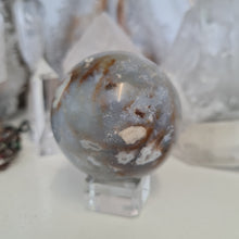 Load image into Gallery viewer, Purple Chalcedony Sphere