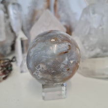 Load image into Gallery viewer, Purple Chalcedony Sphere