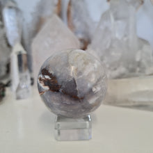 Load image into Gallery viewer, Purple Chalcedony Sphere