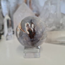 Load image into Gallery viewer, Purple Chalcedony Sphere