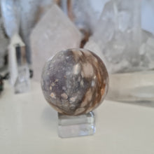 Load image into Gallery viewer, Purple Chalcedony Sphere