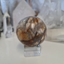 Load image into Gallery viewer, Purple Chalcedony Sphere